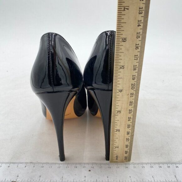 FSJ Black Pointed Toe Pumps High Heel Sexy Stiletto Office Cute Dress Shoes - Picture 5 of 8